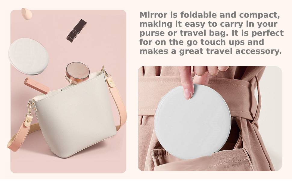 Bolsillo LED redondo Espejo