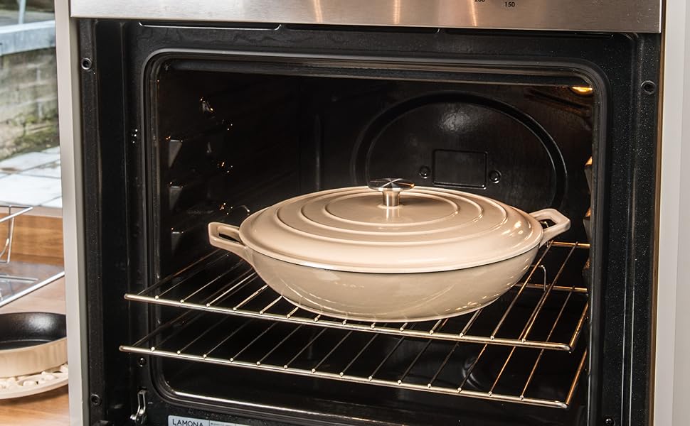 cast iron casserole dish