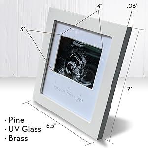 sonogram frame baby mother pregnant shower ultrasound grandmother parent newborn gift trimester
