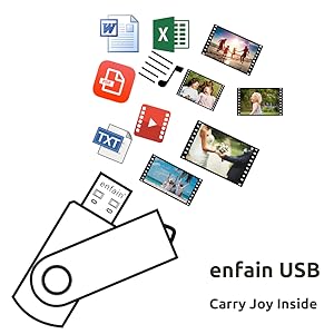 USB drive with loaded files