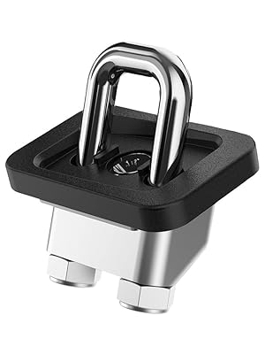 Amazon Com Tigeracing Tie Down Anchors Retractable Truck Bed Side Wall D Ring All Metal 3000 Lbs Capacity 2 Pieces Automotive