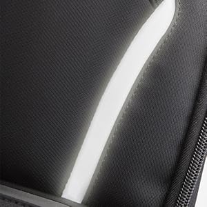 backpack with reflective strap