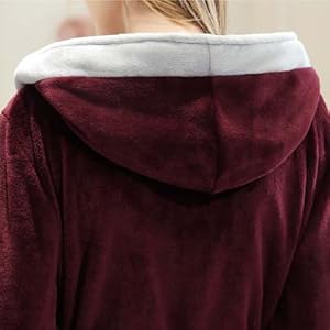 women hooded robes
