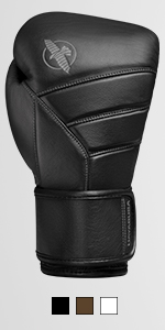 Black T3 Kanpeki Leather Boxing Gloves