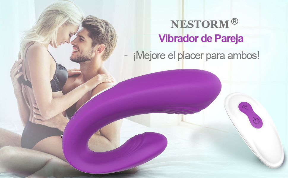 Vibrạdór Parejas de Mejorada 3.0, NESTORM Silicona Masajeador ...