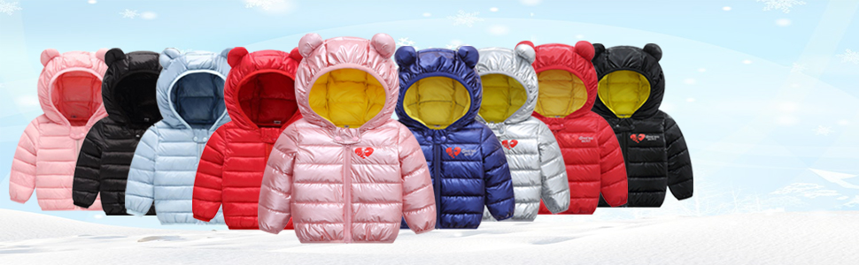 Baby winter jas met capuchon kinderen jas lange mouwen lichte jassen