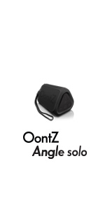 OontZ Angle Solo Bluetooth Speaker, 5 watts, portable, compact, IPX5 water resistant, wireless