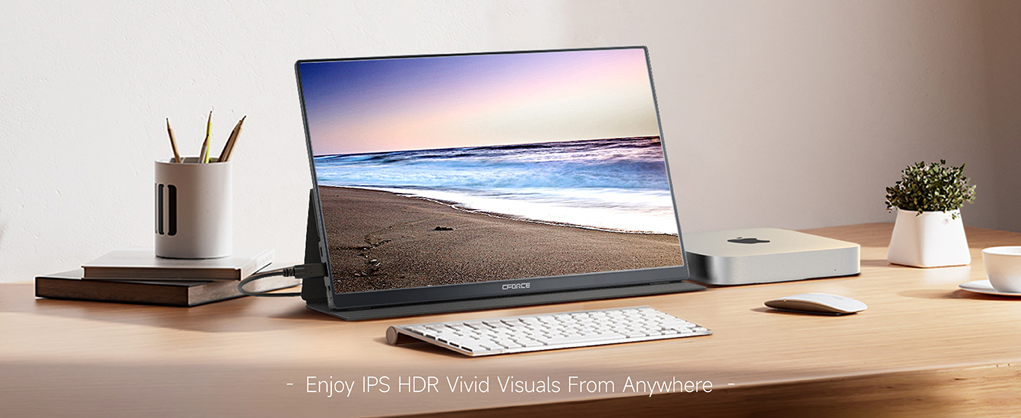 Amazon.com: c-force Portable Monitor 15.6 inch FHD 1080P USB