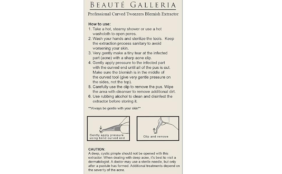 Beaute Galleria Curved Blackhead Remover 