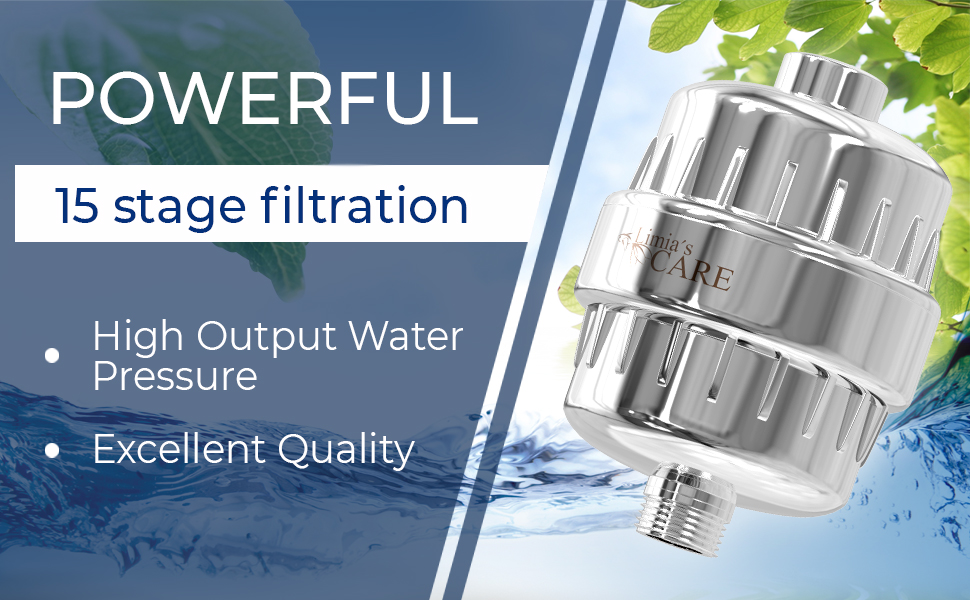 15Stage Shower Filter Shower Head Filter Chlorine Filter Hard Water Filter Water