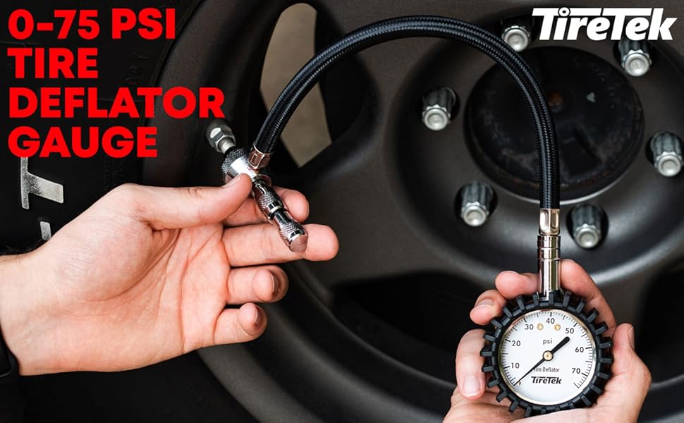 TireTek Tire Deflator 075psi Air Down Tire Deflators Kit Accurate