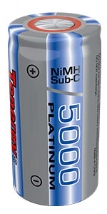 tenergy nimh 5000 mah sub c rechargeable battery