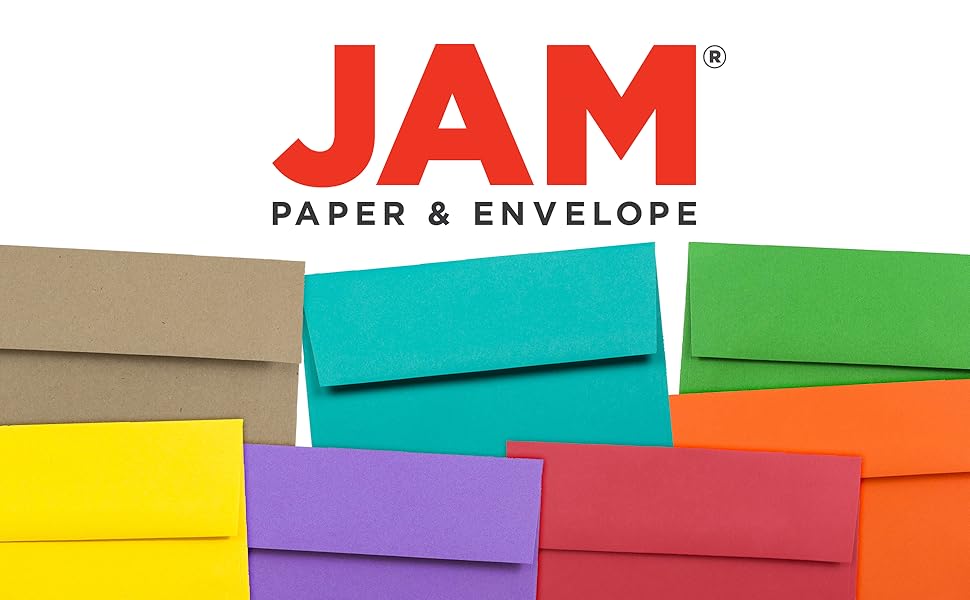 jam paper A7 colored envelopes