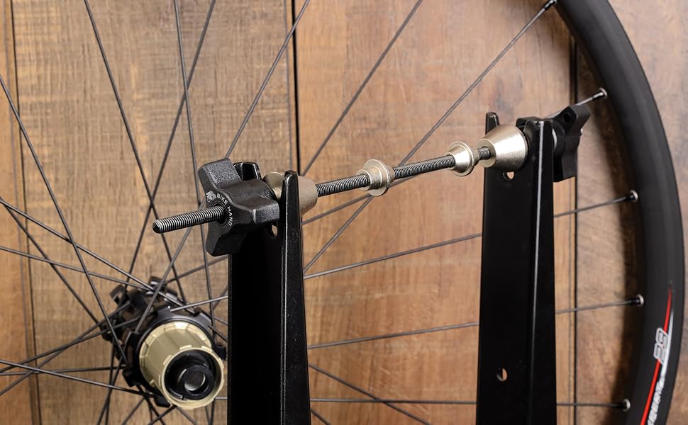 BIKEHAND Bike Wheel Truing Stand Thru Axle Adapter Great Adapter for