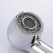 ONECE Geschirrbrause Ersatzkopf mit 2 Strahlarten Handbrause Küche Ersatz-Brausekopf Brause für ...