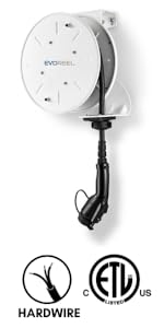 evocharge evoreel hardwired