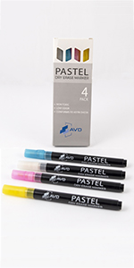 pastel dry erase markers