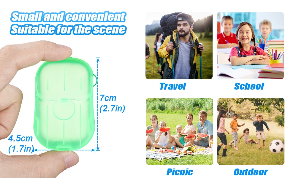 Tragbare Mini-Papierseife