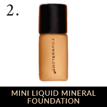 loose mineral foundation liquid foundation full coverage dewy finish natural clean luxury beauty 