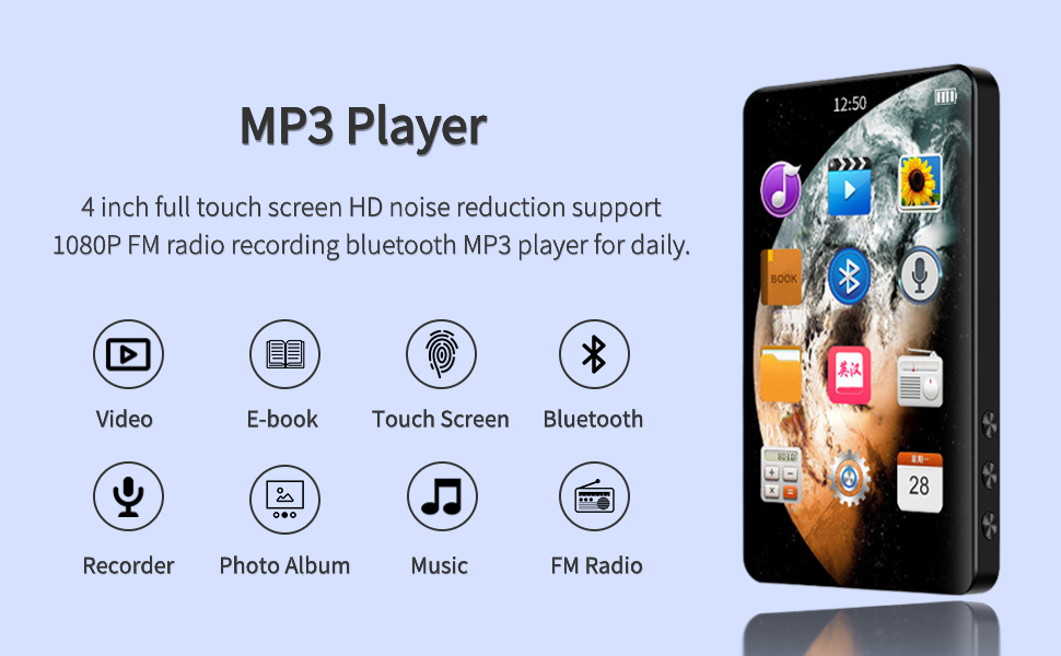 MP3 Player with Bluetooth