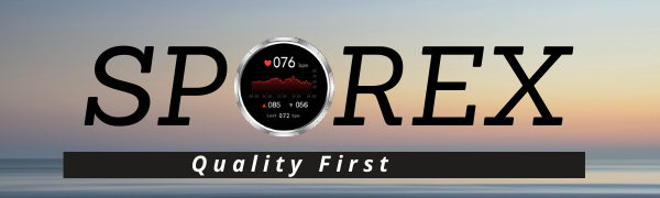 SPOREX EG4 Smart Watch Heart Rate and Blood Pressure Monitor