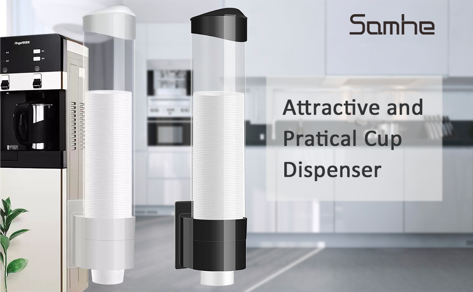 Samhe Cup Dispenser Water Dispenser Cup Holder Pull Type Paper