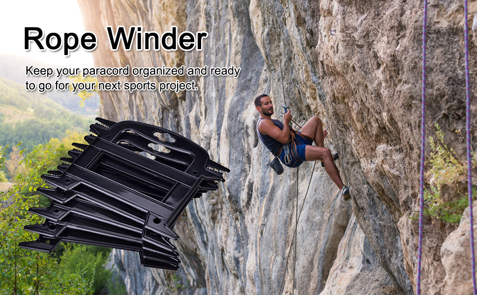 VGEBY 5Pcs Line Winder, Paracord Winder Rope Cord