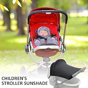 Zonnescherm kinderwagen, regendichte kinderwagenaccessoires