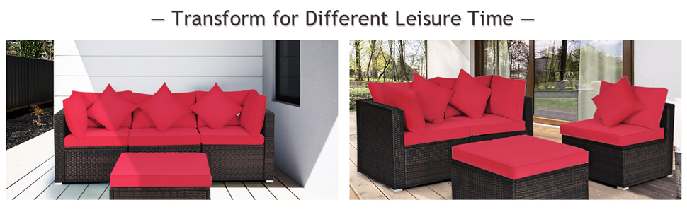 wicker outdoor sofa set 