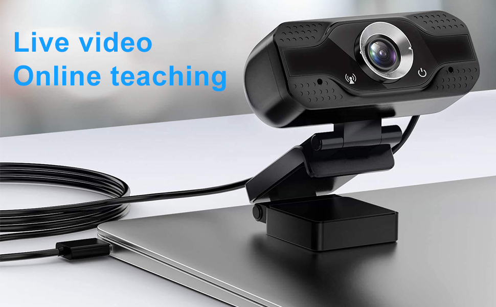 woshida 1080P HD cam, 30fps USB Laptop Realtime Streaming Camera for Video Calls