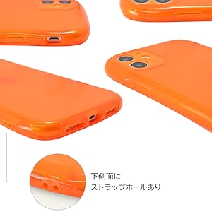 Amazon.co.jp: iPhone11 iPhoneケース クリアケース [ネオン