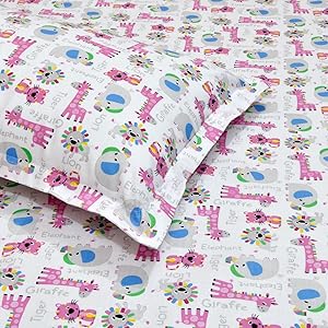 CARTOON KIDS COTTON SINGLE PLAIN BEDSHEET KING SIZE BOMBAY DYEING PORTICO