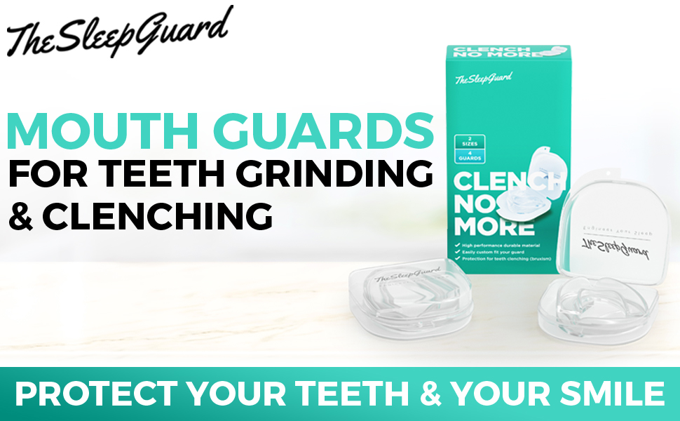 TheSleepGuard [Original] Mouth Guard for Teeth Grinding [Pack of 4 - Best Night Guard For Jaw Clenching