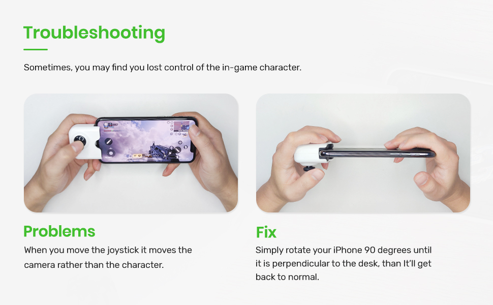 IFYOO Yao L1 PRO Mobile Game Controller Joystick for iPhone (iOS 13.4