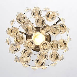 crystal pendant light