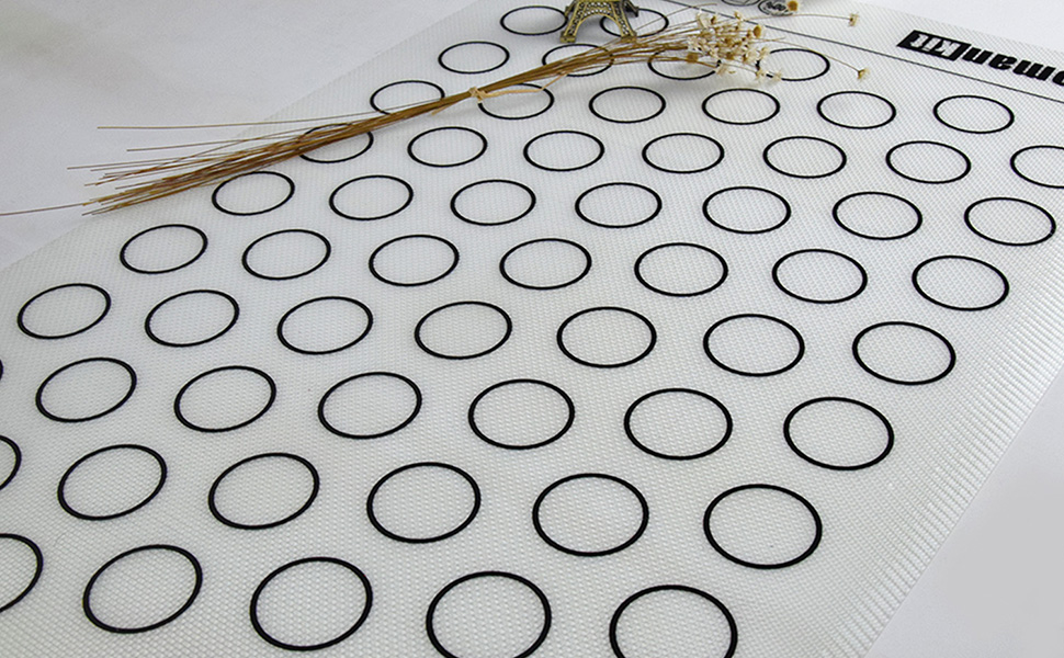 Homankit Silicone Baking Mat for Macarons Full Sheet Pan