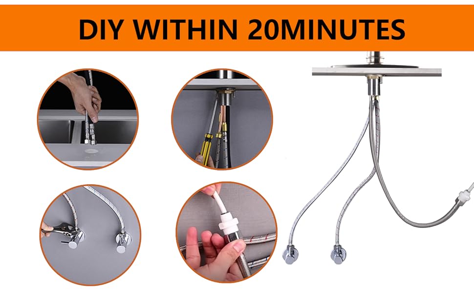 Avola Kitchen Faucet, Drinking Water Kitchen Sink Faucet, Handsfree