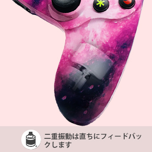 Amazon.co.jp: PS4 コントローラー 桜風 6軸センサー 高耐久