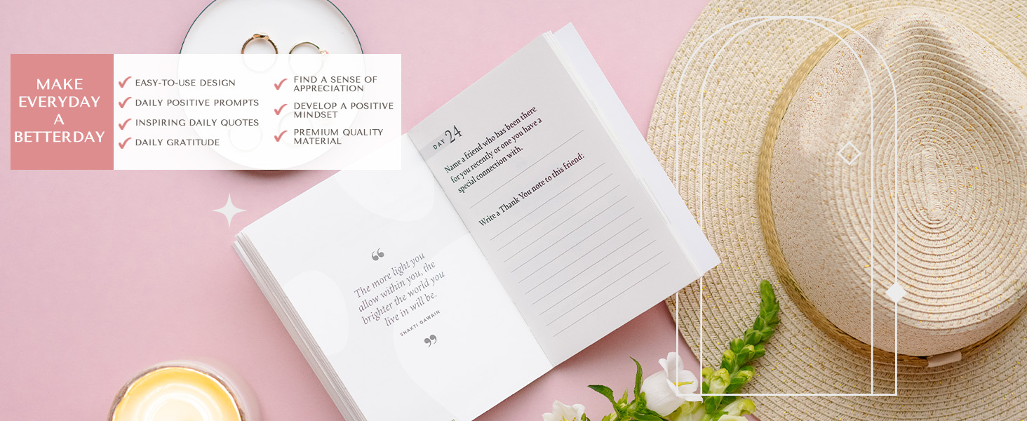 mindfulness journals books day gift daily care wellness minute motivational fitness womens