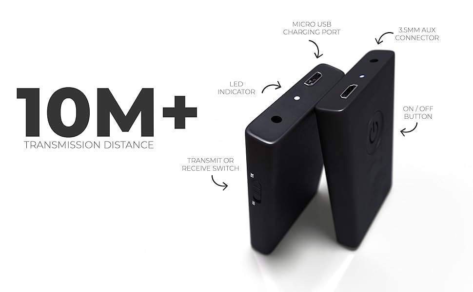 LAYEN Bluetooth Transmitter Receiver 3.5mm 2in1 AUX