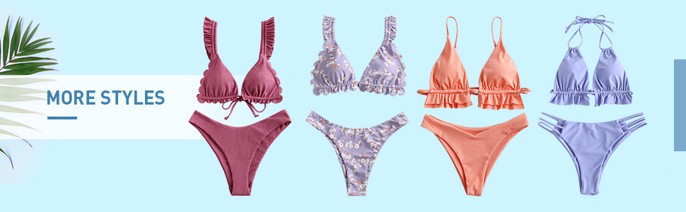 Ruffle bikini