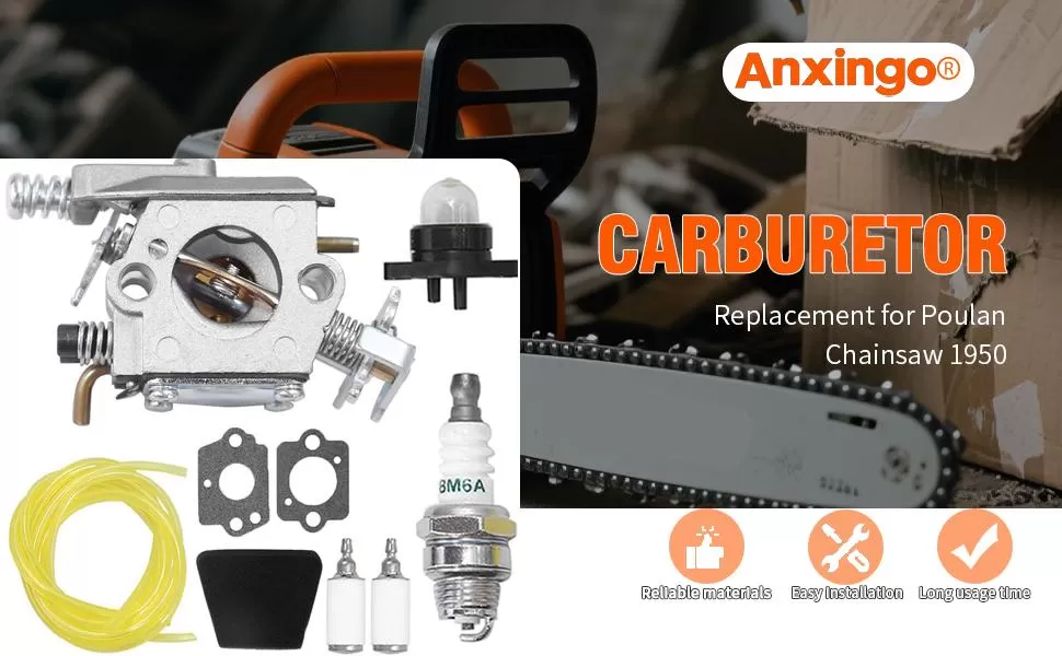 mayu +++ Anxingo Carburetor for Poulan Chainsaw 1950 2050 2150 2375
