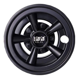 Black color wheel hub