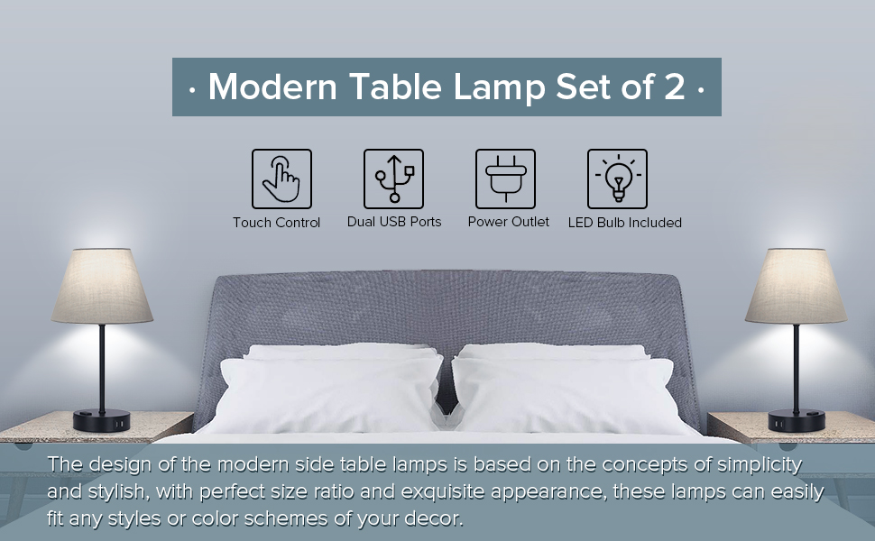 table lamp set