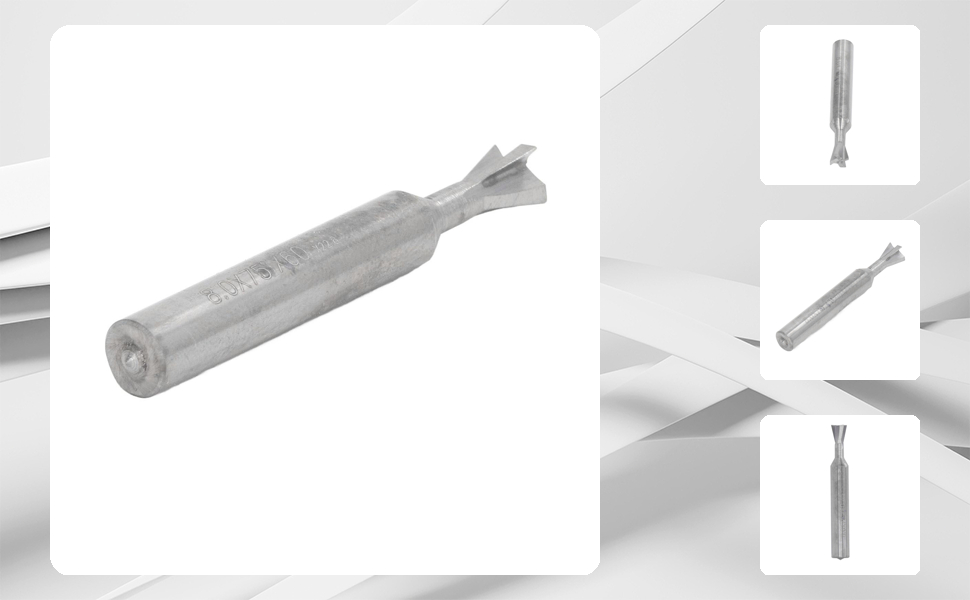 Lathe Milling Dovetail Bit Cutter End Mill Tool 4 Flute Cutting Tool Cemented Carbide Universal