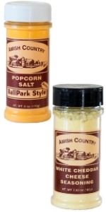 Amish Country Popcorn BallPark Butter Salt White Cheddar Cheese Seasoning Topping Old Fashioned