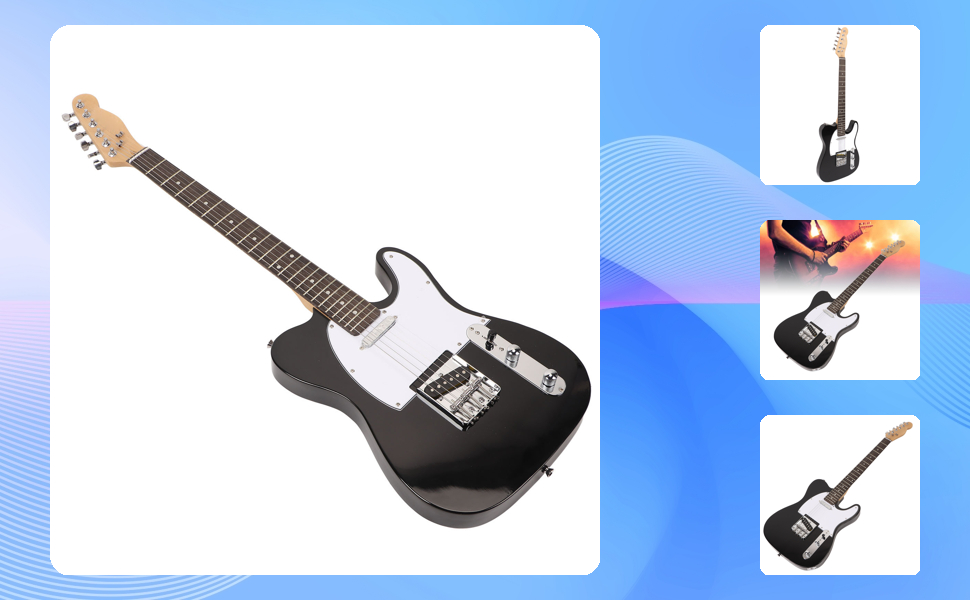 Amazon | エレキギター、ST (黒) | エレキギター | 楽器・音響機器