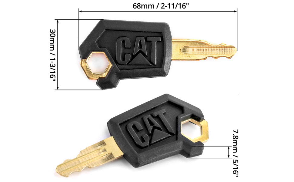 QWORK 5P8500 Cat Keys, 40 Pack Ignition Keys for