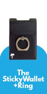 Sticky wallet ring phone cards 