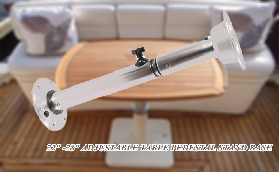 Adjustable Table Pedestal Stand Leg Base Mount Frame